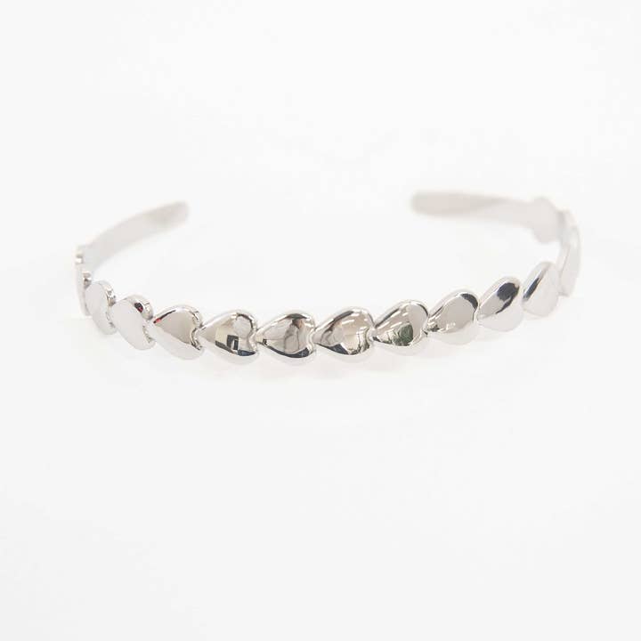 Lovoda - Wholesale Cuff Bracelet - Spades Cuff Bracelet | Silver