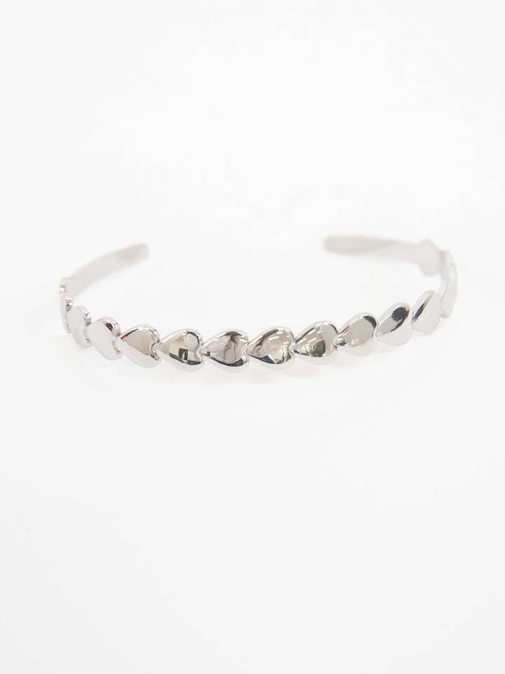 Spades Cuff Bracelet | Silver for wholesale by Lovoda