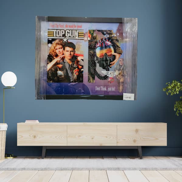 Top Gun & Maverick Framed Printed Glass Images 16x20 for wholesale by Sports Legends and More