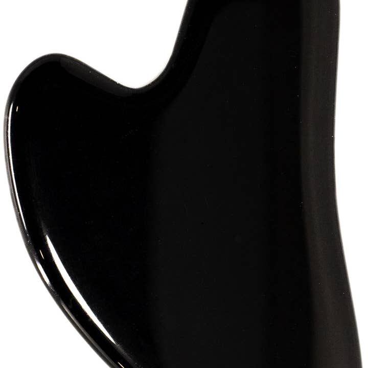GLÜCKLICHES GUA SHA HERZ ~ OBSIDIAN für den Großhandel von Happy Natural Products