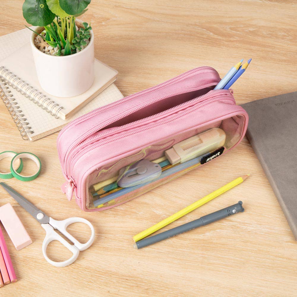 ZIPIT - Wholesale Pencil Case/Pouch - ZIPIT Half & Half Pencil Case, Aesthetic Pouch22