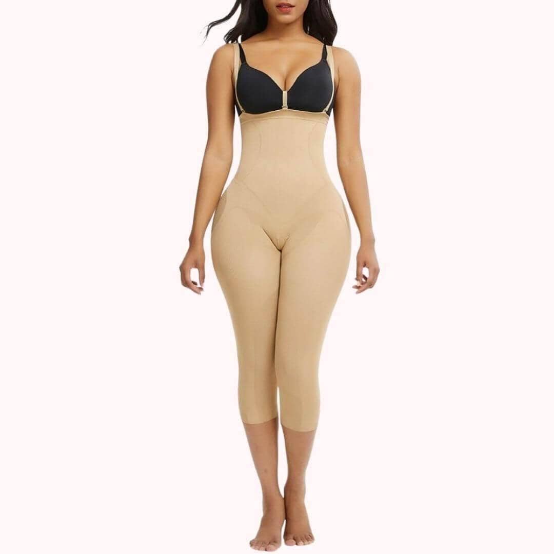 Nude Long Combinaison gainante noire à compression moyenne pour tout le corps en vente sur Faire6