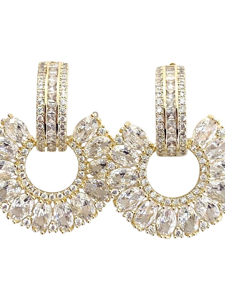 Boucle d'oreille statement Barnes pour la vente par Gemelli