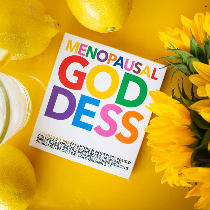 Eat Gold Organics - Vente Barre chocolatée - MENOPAUSAL GODDESS, une barre chocolatée fonctionnelle et délicieuse9