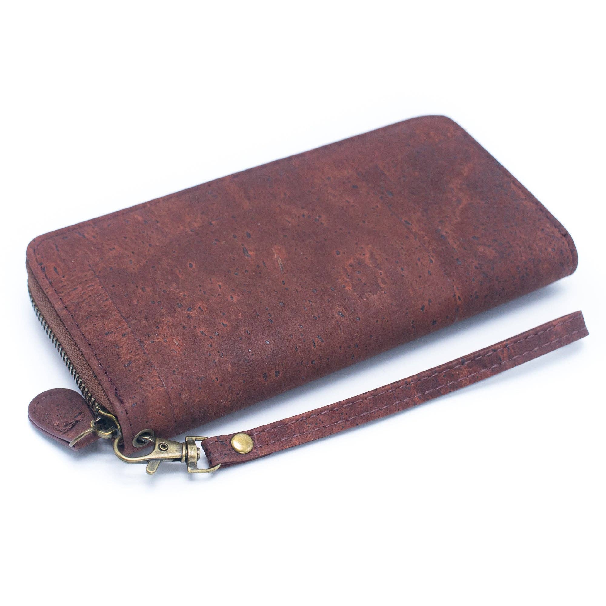 Meninas Bonitas Cork - Wholesale Portemonnee - Dames - Bruine, blauwe en zwarte dames portemonnee van kurk met handriempje7