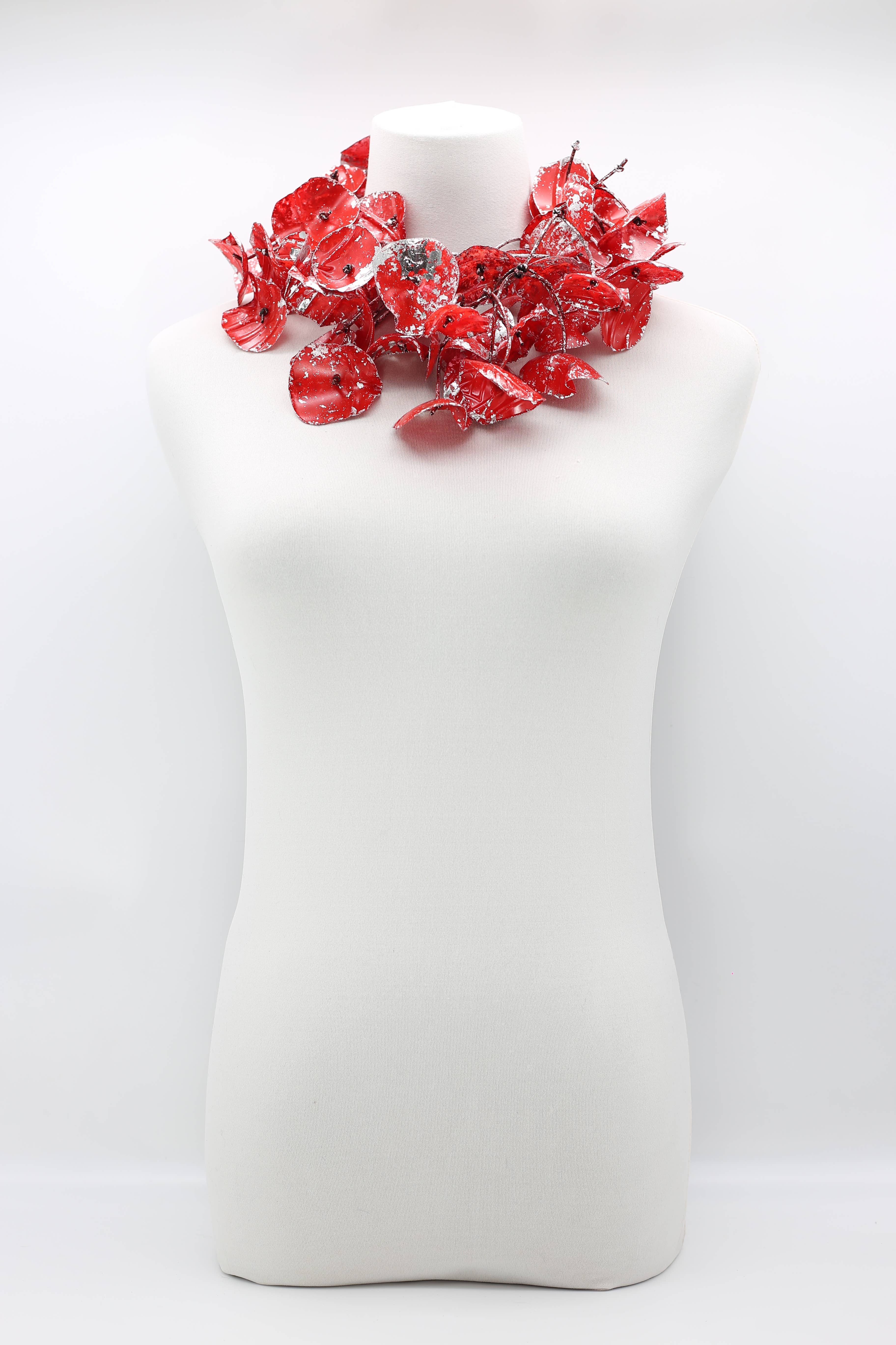 Jianhui London - Vendita all'ingrosso Collane a bavaglio - Collana grande doppia ninfea - Dorata a mano13