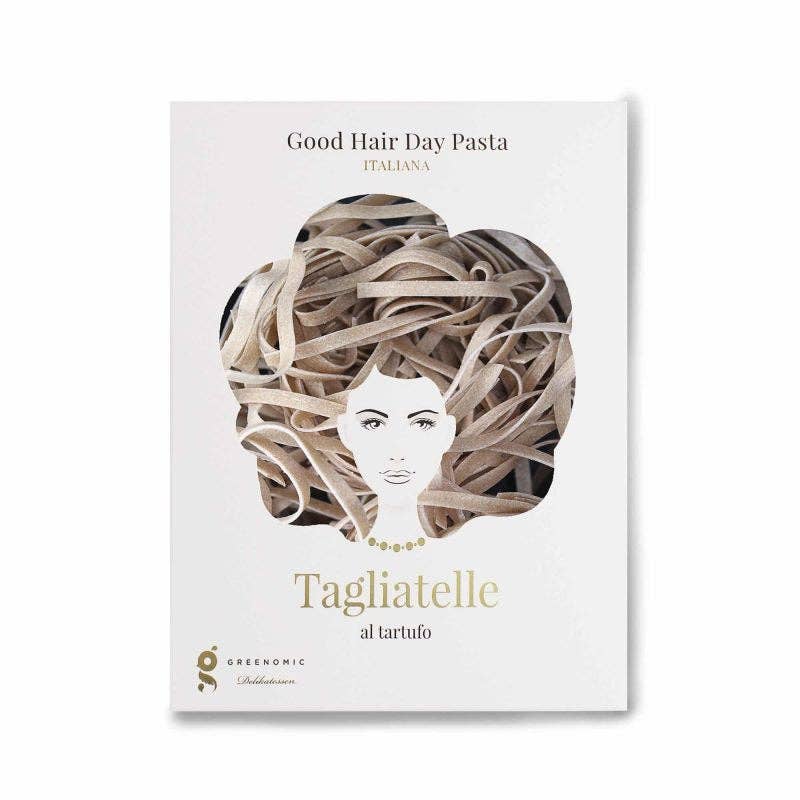 Greenomic Delikatessen, USA - Wholesale Pasta - Good Hair Day Pasta Tagliatelle al tartufo (Case of 10)