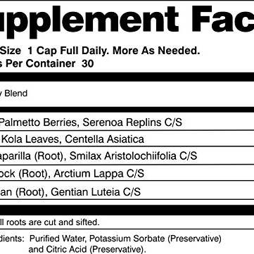 Dr. Tates Herbal Tinctures & Tonics, LLC - Wholesale Oral Supplement/Vitamin - Dr. Tates Herbal Male Tonic2