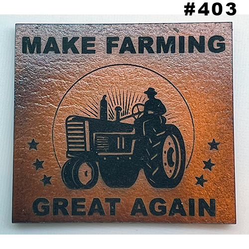 Wild Heritage Apparel - Venta al por mayor Accesorio para sombrero - Hombre - Parche de sombrero de cuero grabado personalizado15