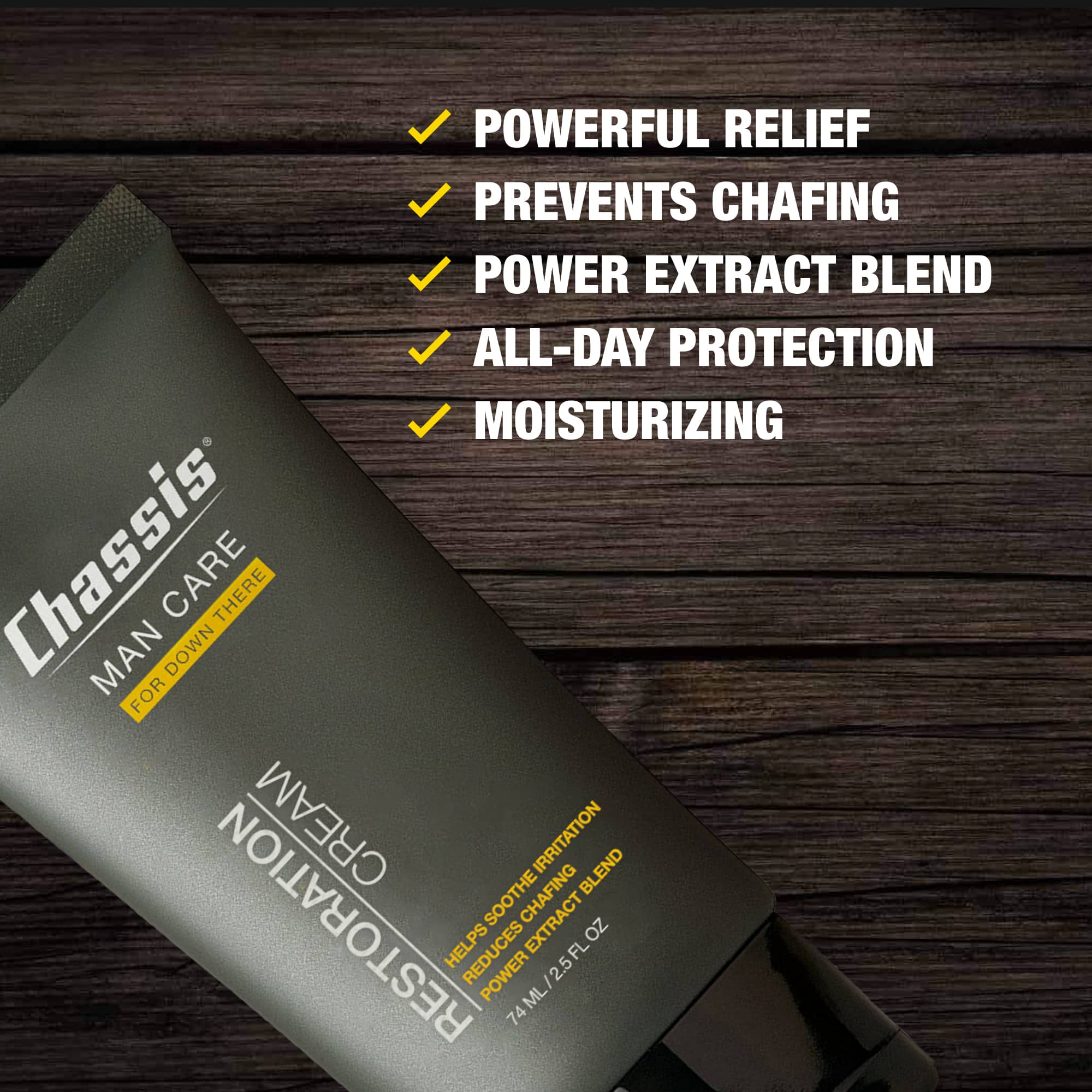 Chassis – wholesale Body cream/lotion – Men's – Chassis Restoration Cream1