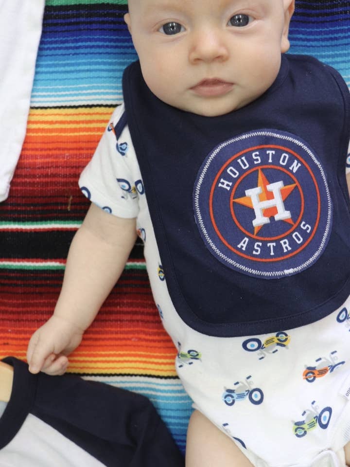 Bavoir Houston Baseball pour bébé pour la vente par Sweet Texas Treasures