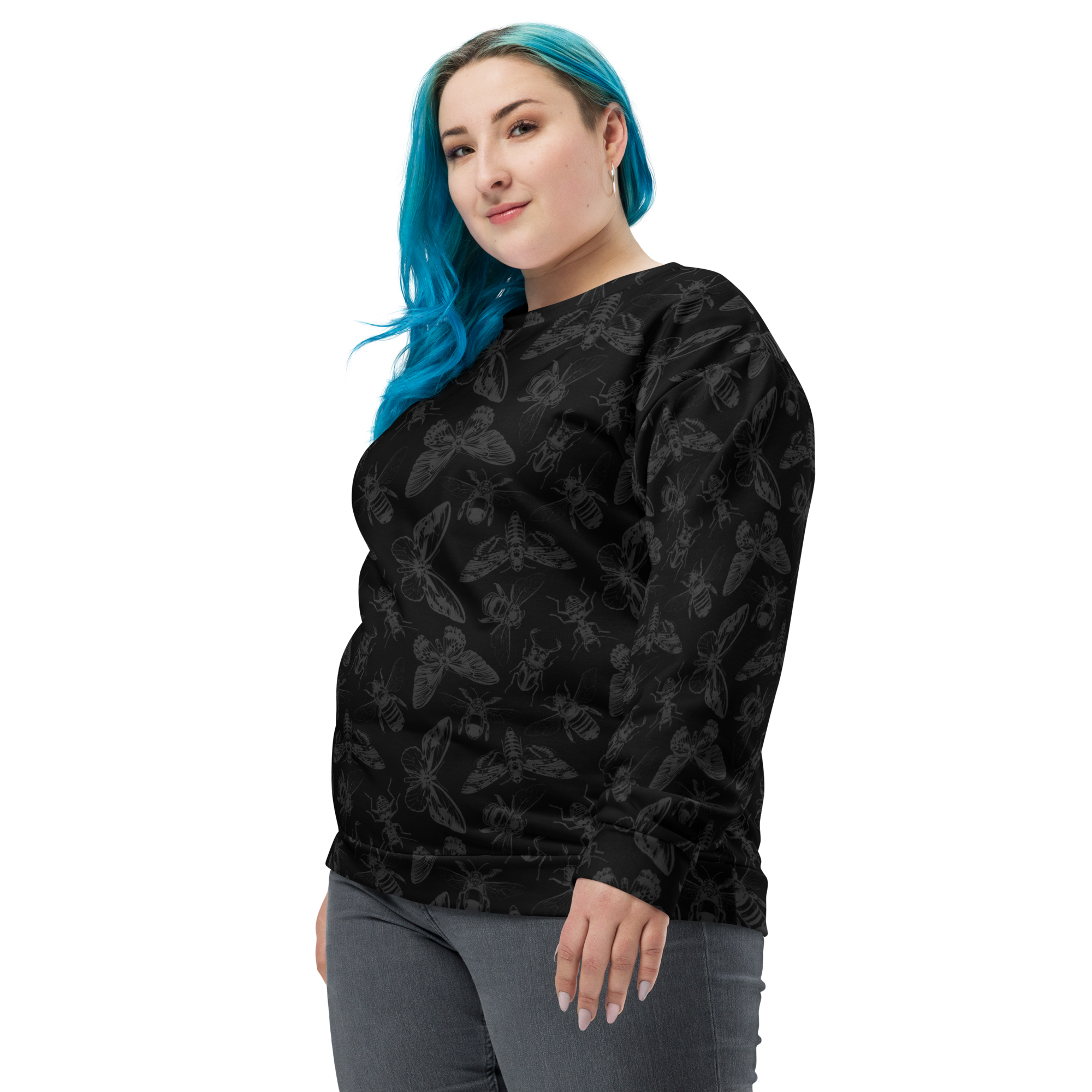Goth Cloth Co. - Wholesale Graphic Sweatshirt - Unisex - Shadow Swarm Unisex Sweatshirt1