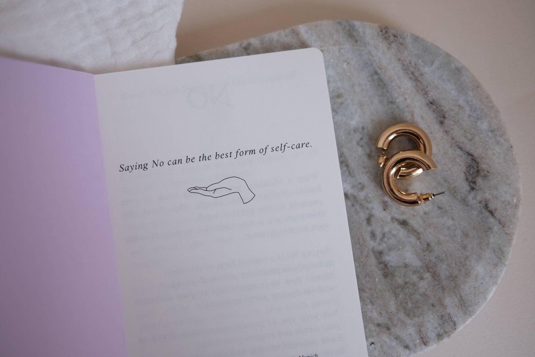 lavender THE LIFE BARN The No Book: Setting Boundaries for wholesale on Faire7