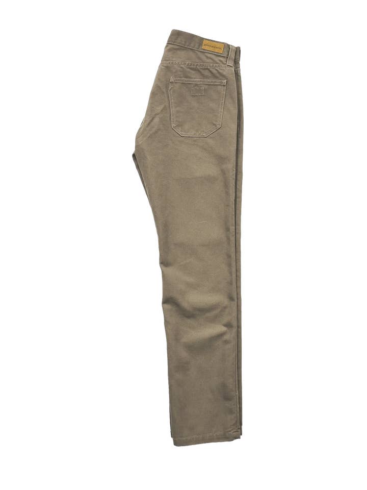 Grown and Sewn - Wholesale Pants - Men's - Foundation Canvas Pant - Moss1