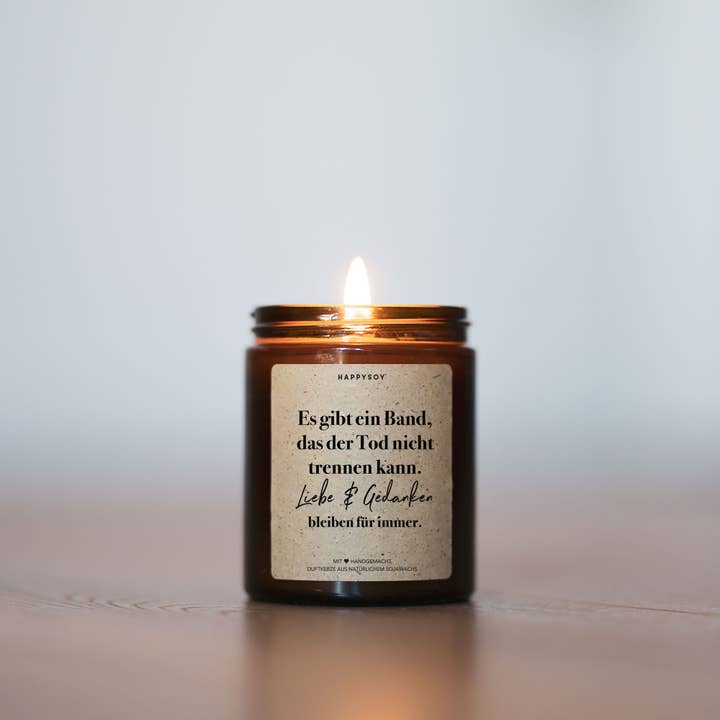 Happysoy - Wholesale Jar/Filled Candle - Scented candle | There is a bond that death cannot separate3