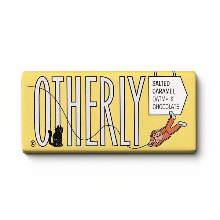 Saltad karamell//25G//Vegan//OATM*LK CHOKLAD för wholesale av OTHERLY: OATM*LK CHOCOLATE