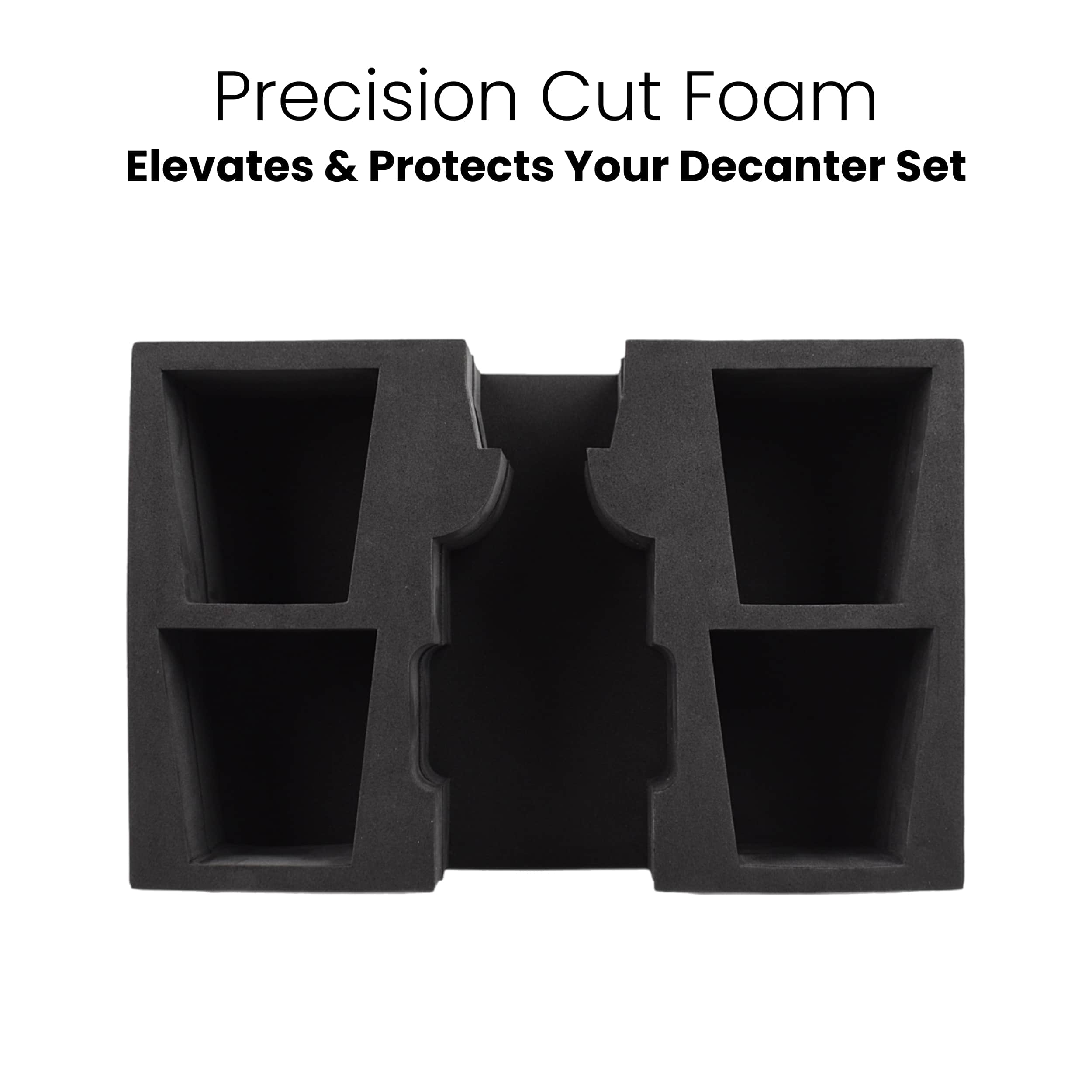 MakerFlo – wholesale Decanter – 4 Glass Decanter Set2