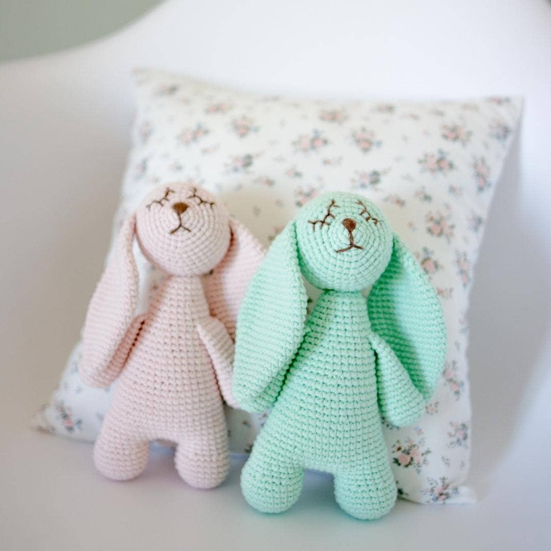 BEBEMOSS, LLC – Großhandel Kuschel-/Plüschtier – Kind & Baby – Kuscheltierspielzeug, kleiner Hase, Bio-Baumwolle4