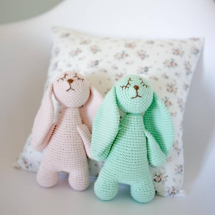 BEBEMOSS, LLC – Großhandel Kuschel-/Plüschtier – Kind & Baby – Kuscheltierspielzeug, kleiner Hase, Bio-Baumwolle4