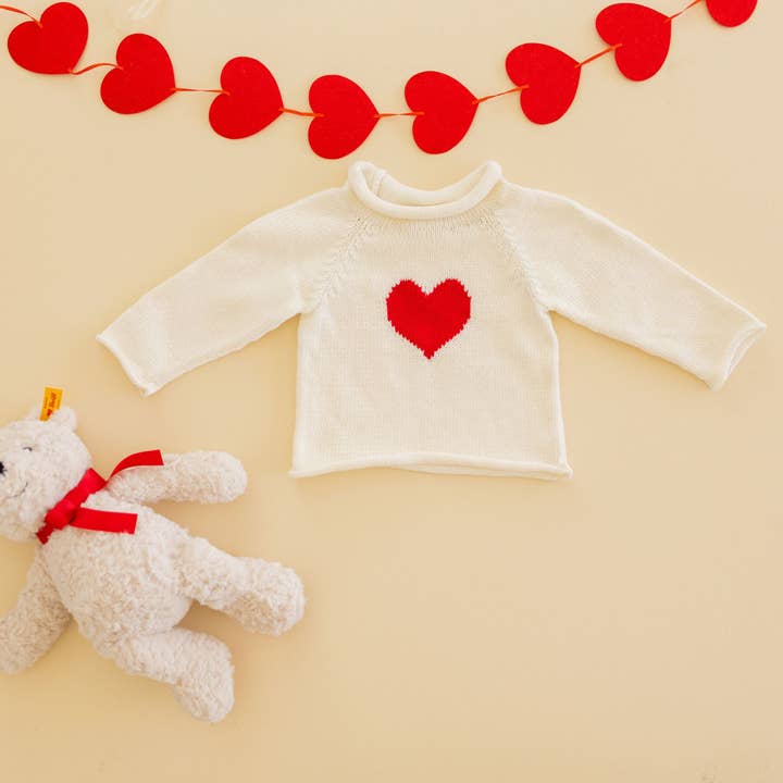 My Heart Pullover Sweater for wholesale by Magnolia Baby