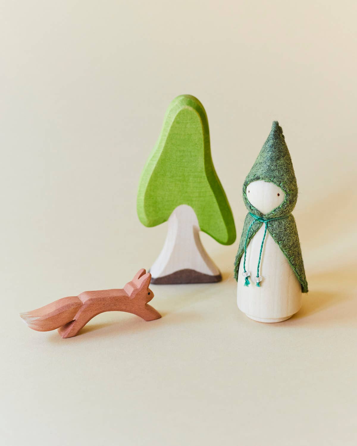 Wonderheart - Wholesale Wood Toy - Kids - Green Wooden Gnome3