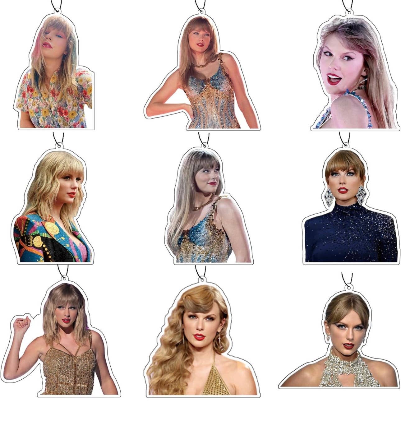 Wholesale Cute Taylor Swift car air fresheners pack of 9 for your store -  Faire