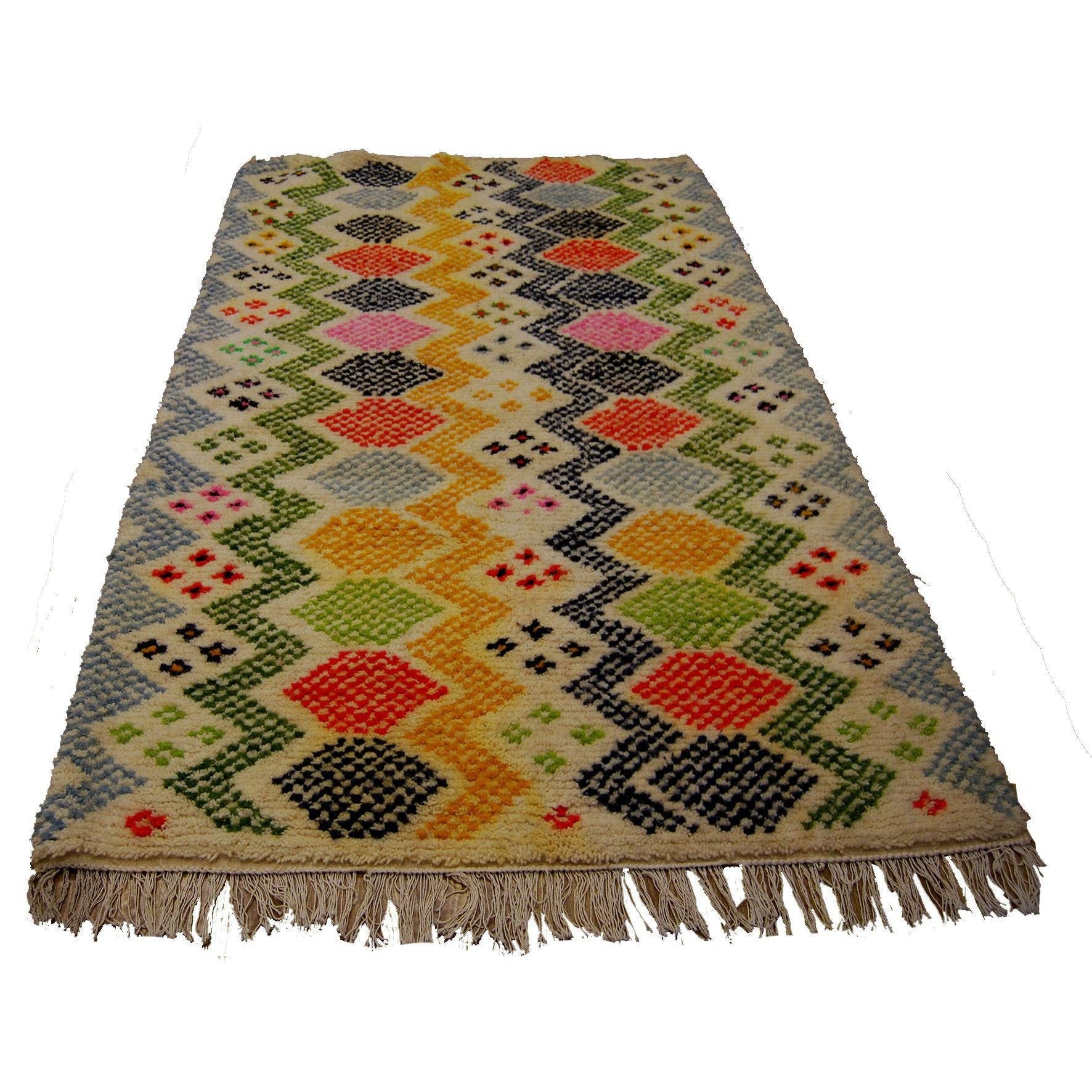 Etnico del Mondo - Wholesale Area Rug - Hand-Knotted Moroccan Berber Kilim Wool Rug0