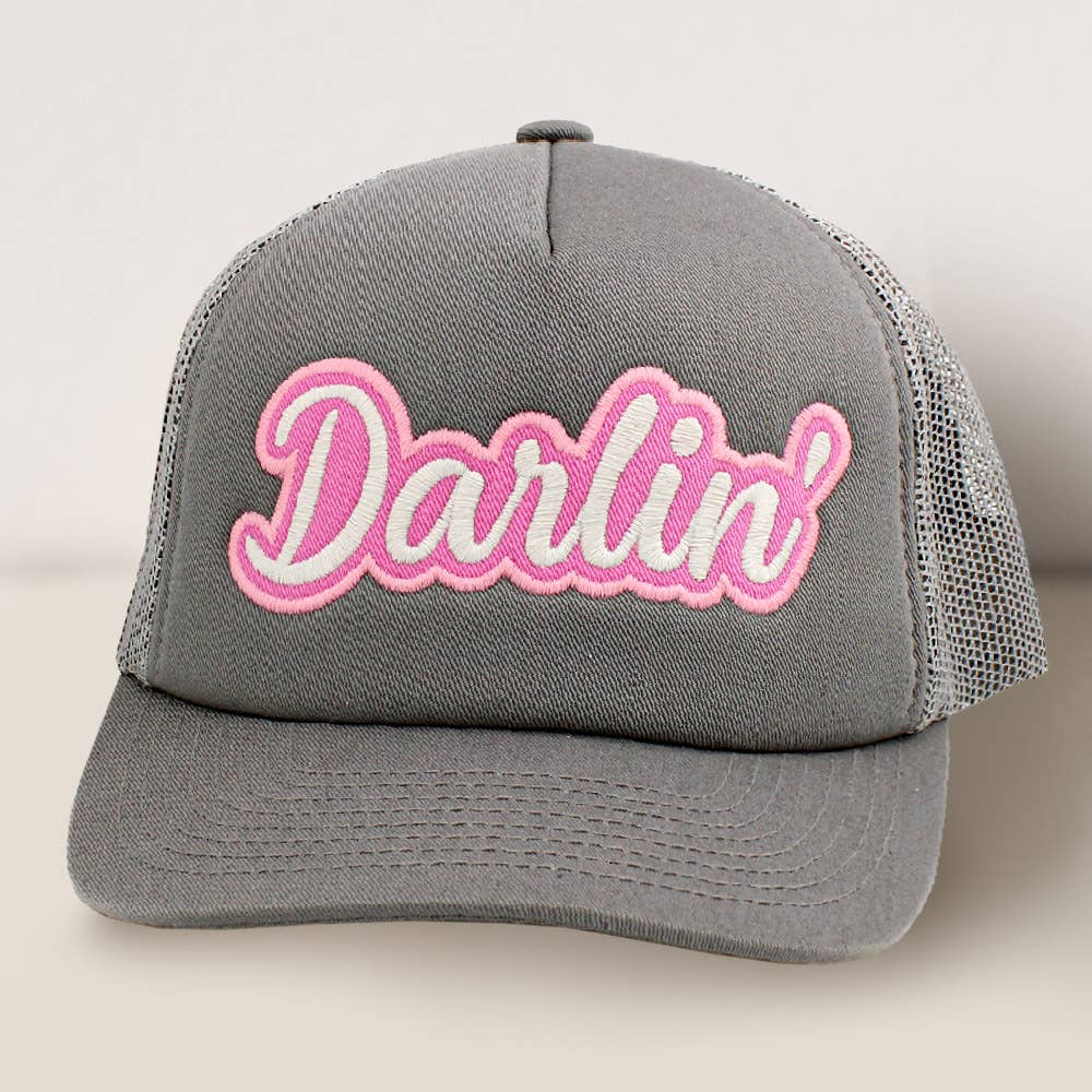 Sensibling Corp. - Wholesale Baseball Cap - Women's - DARLIN Message Mesh Back Baseball Cap7