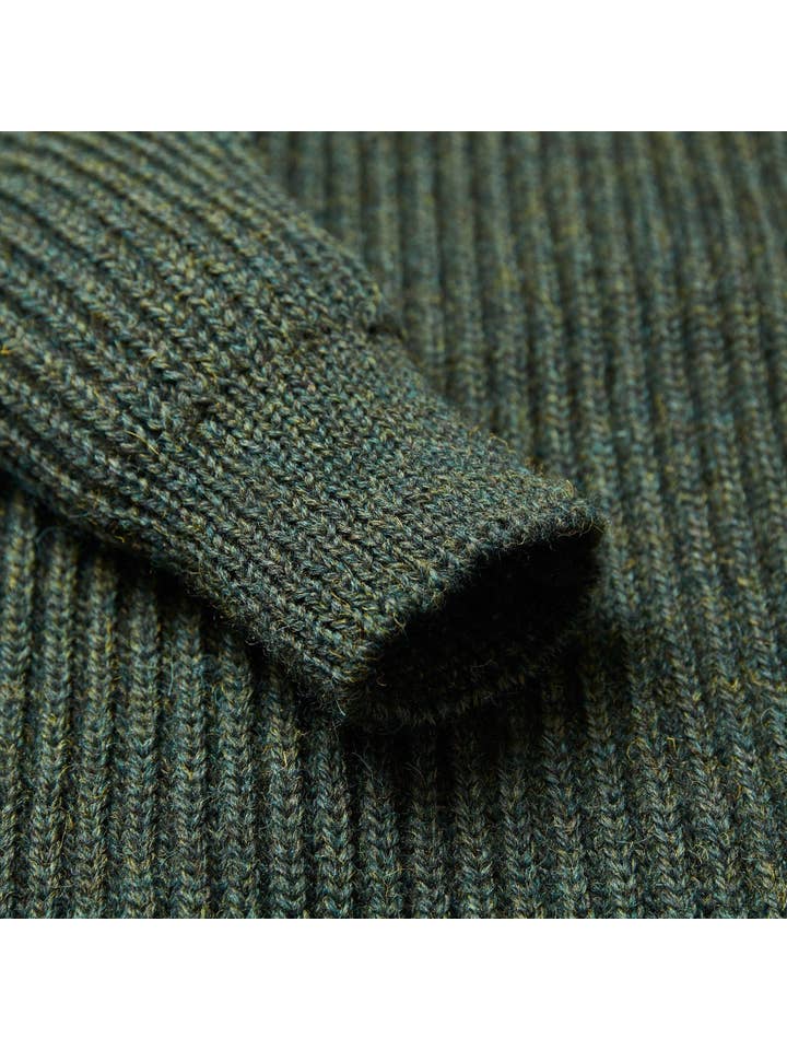 Paul James Knitwear – wholesale Pullovertröja - Herr – Mens Chunky Brittisk Ull Ribbed Shooting Jumper18