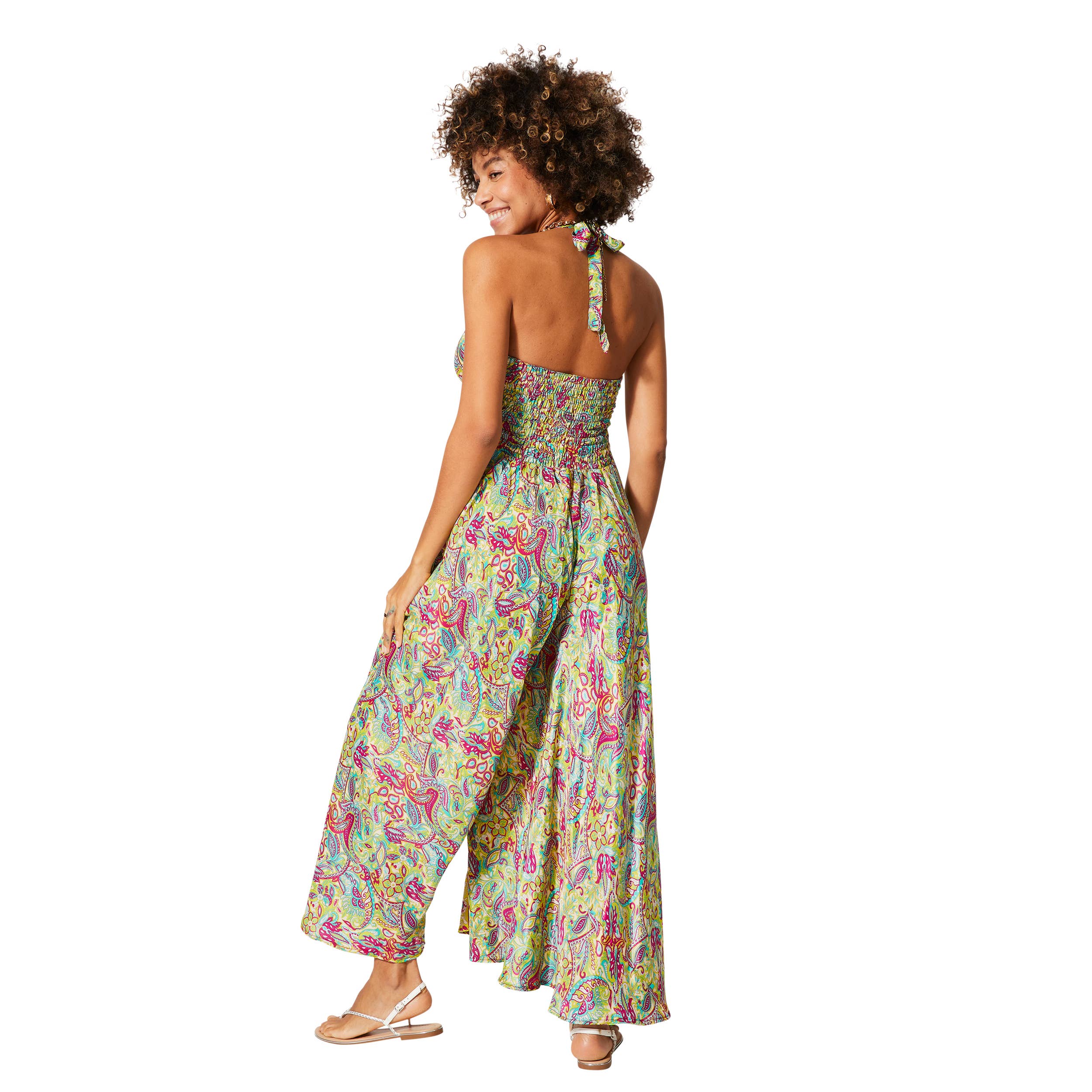 Aller Simplement - Wholesale Jumpsuit - Women's - MCCO0029A SLEEVELESS SUMMER JUMPSUIT1