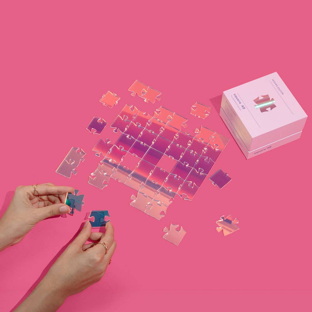 Waves Puzzle – wholesale Puzzle – Adult – Square 49 - Iridescent Puzzle2