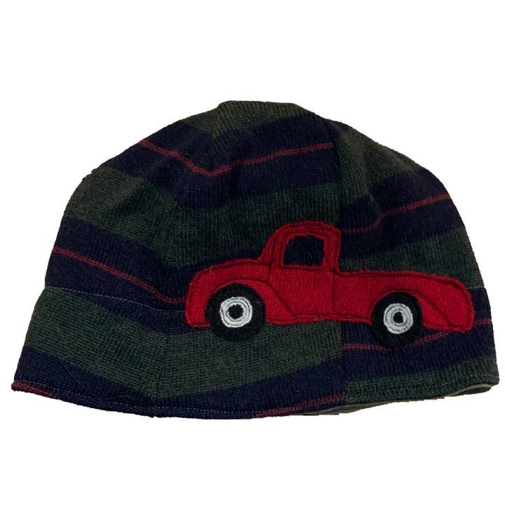 Wool Hat-Red Truck for wholesale by Sardine Clothing Co.