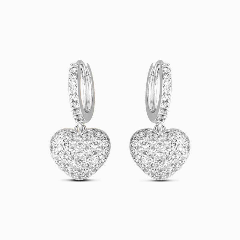 Verano Hill - Wholesale Dangle Earrings - The Hills Heart Pendant Earrings4