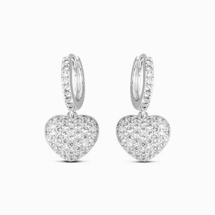 Verano Hill - Wholesale Dangle Earrings - The Hills Heart Pendant Earrings4