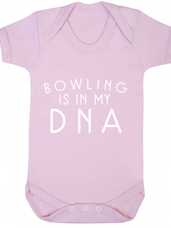 Bowling er i min DNA Baby Vest S0690 for engroshandel hos Illustrated Identity