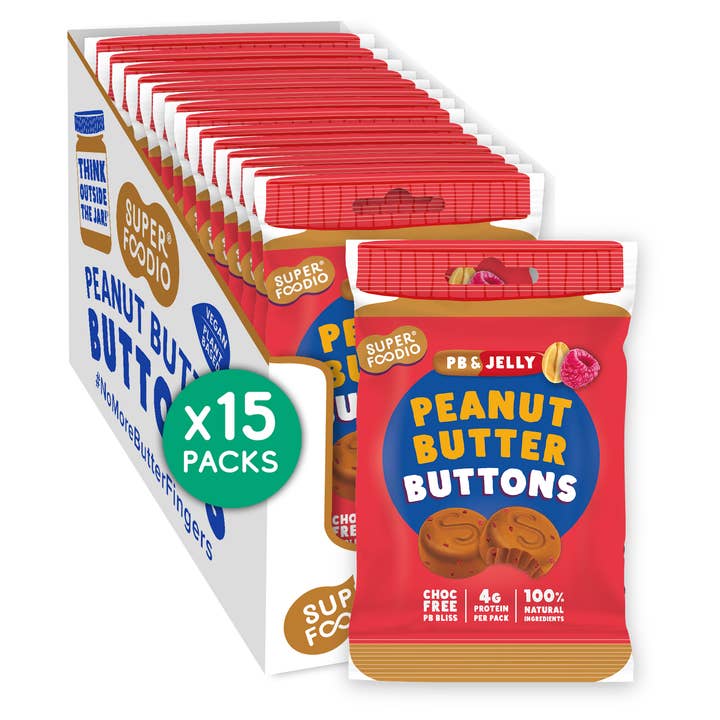 Peanut Butter Buttons - PB&Jelly (20g x 15 packs) and other Purchase wholesale high calorie bulking protein shake. Free returns & net 60 terms on Faire trending on Faire.