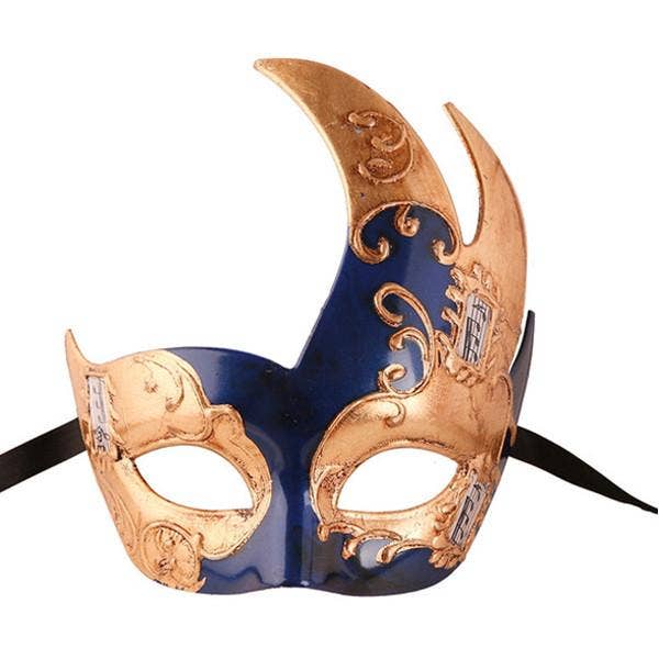 GOLD Series Men's Vintage Design Musical Masquerade Mask for wholesale by Luxury Mask