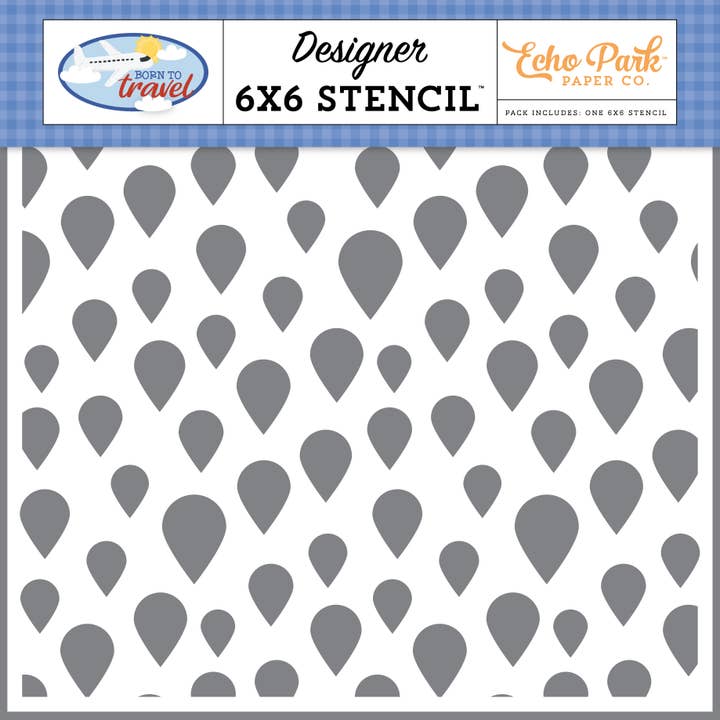 Nascidos para Viajar: Estêncil de Pin "Estivemos Aqui" por atacado de Echo Park Paper Co.