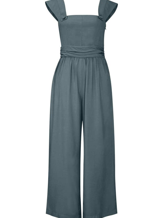 Macacão Chic Star Tamanhos Viscose Tamanhos Plus em Azul 031524 por atacado de CHIC STAR