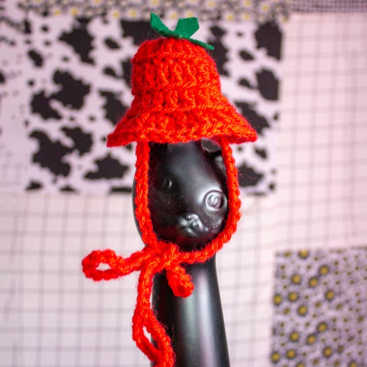Teeny Tiny Crochet Hat for Pets or for Humans for wholesale by Hijinx Mixed Media