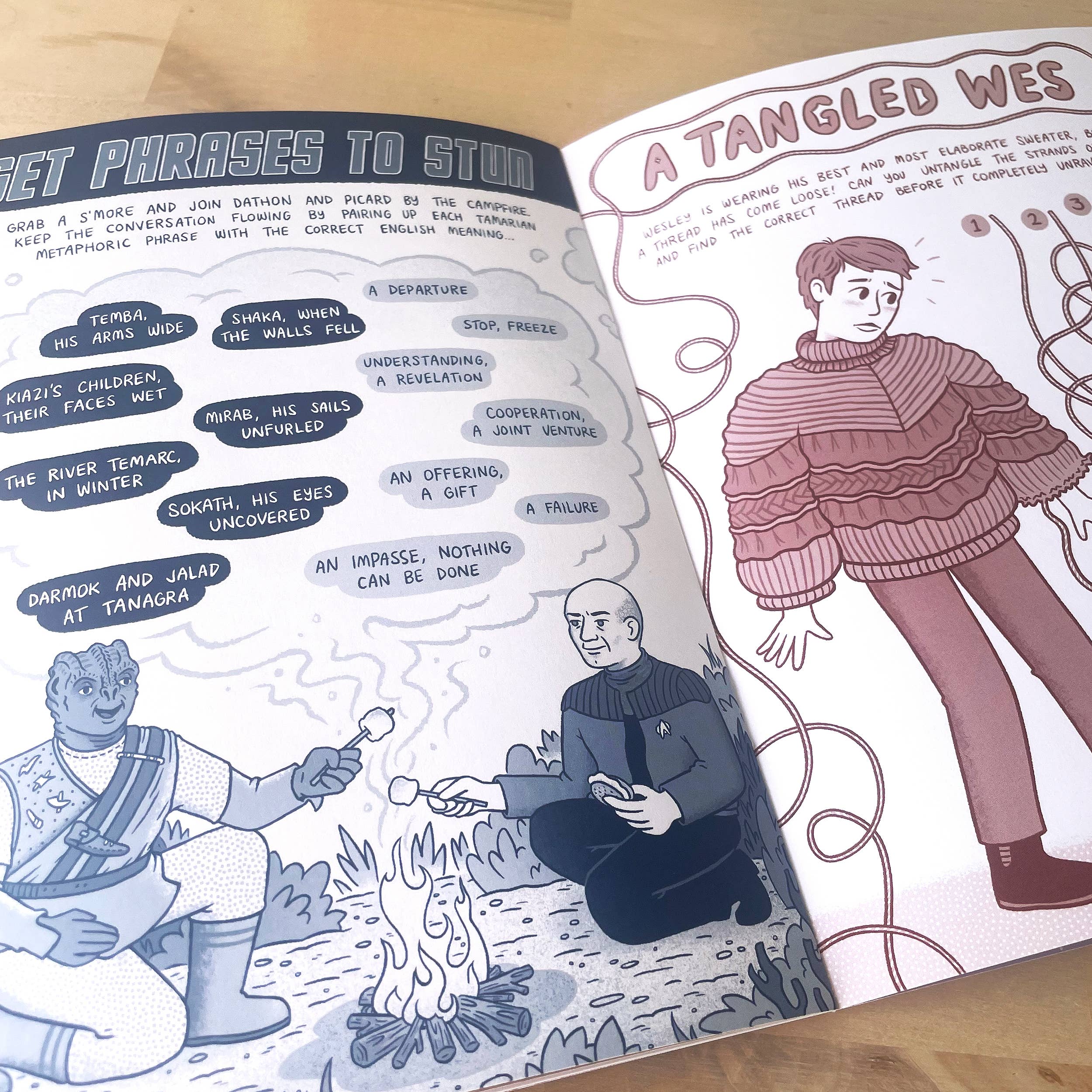 Kriski – wholesale Magazine – Zine Me Up - Star Trek TNG, Activity Zine, Comic5