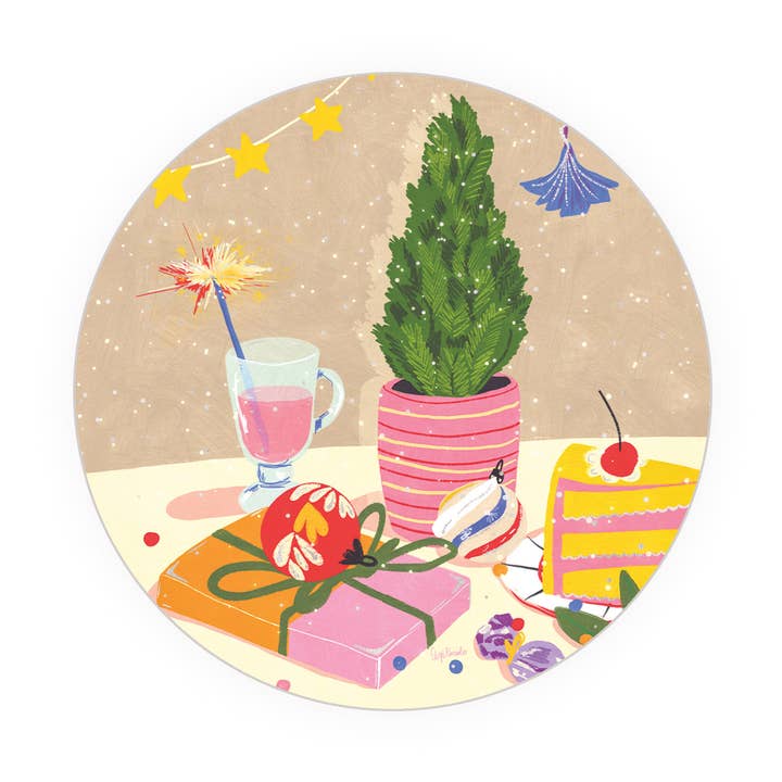 Partytime Coaster for wholesale by Seedlings