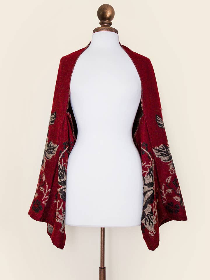 Bordeaux ærmer for engroshandel hos The Posh’mina