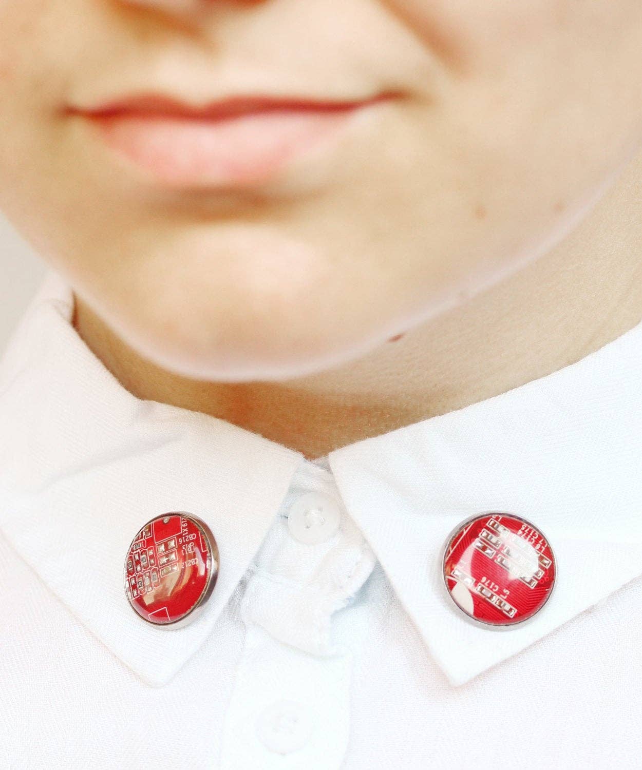 Pavlysh s.r.o. - Wholesale Lapel Pin/Button - Circuit board pin, 18mm silver12