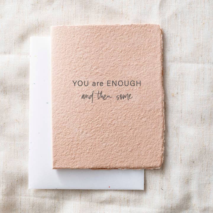 Paper Baristas - Wholesale Encouragement Card - Final Stock | You Are Enough | Friendship Greeting Card