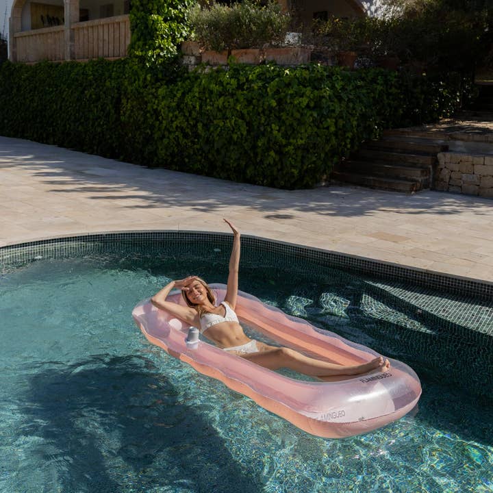 Flamingueo – wholesale Beach accessories – Wavy pink grid float9