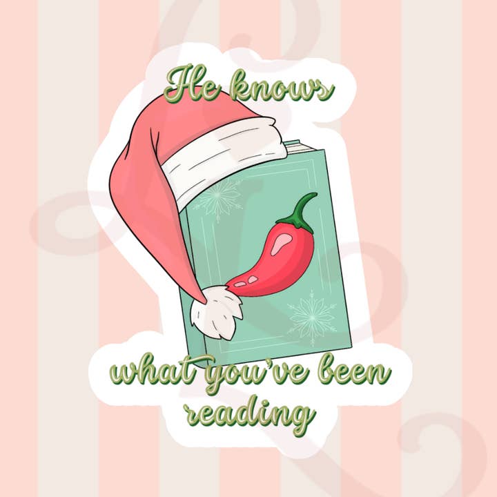 Ele sabe o que tens lido Autocolante de Vinil por atacado de Lover's Library