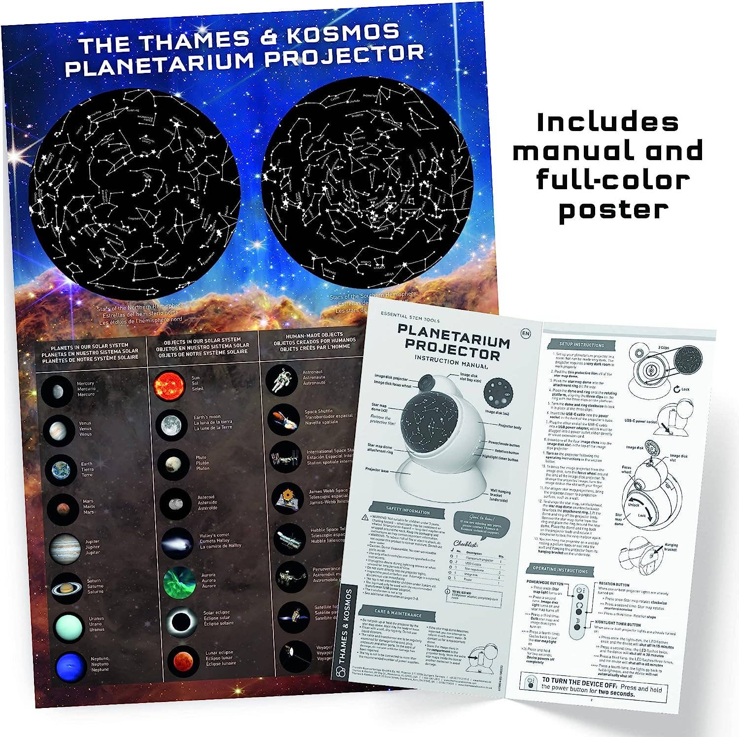 Science and Nature - Wholesale Portable Projector - Kids - Planetarium Projector [Australia ONLY]5