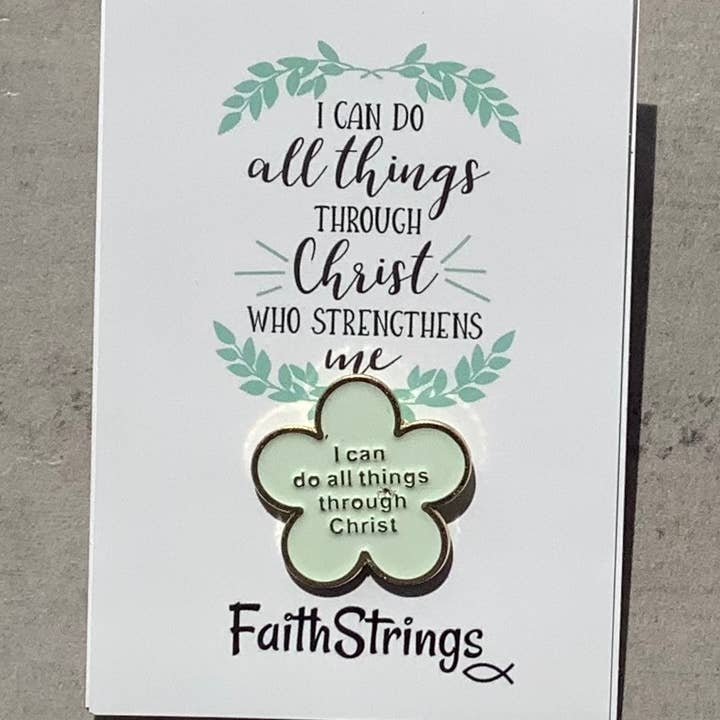 Faithstrings – wholesale Lapel pin/button – Christian Gift Pin Badge God Christ religion Faithstrings