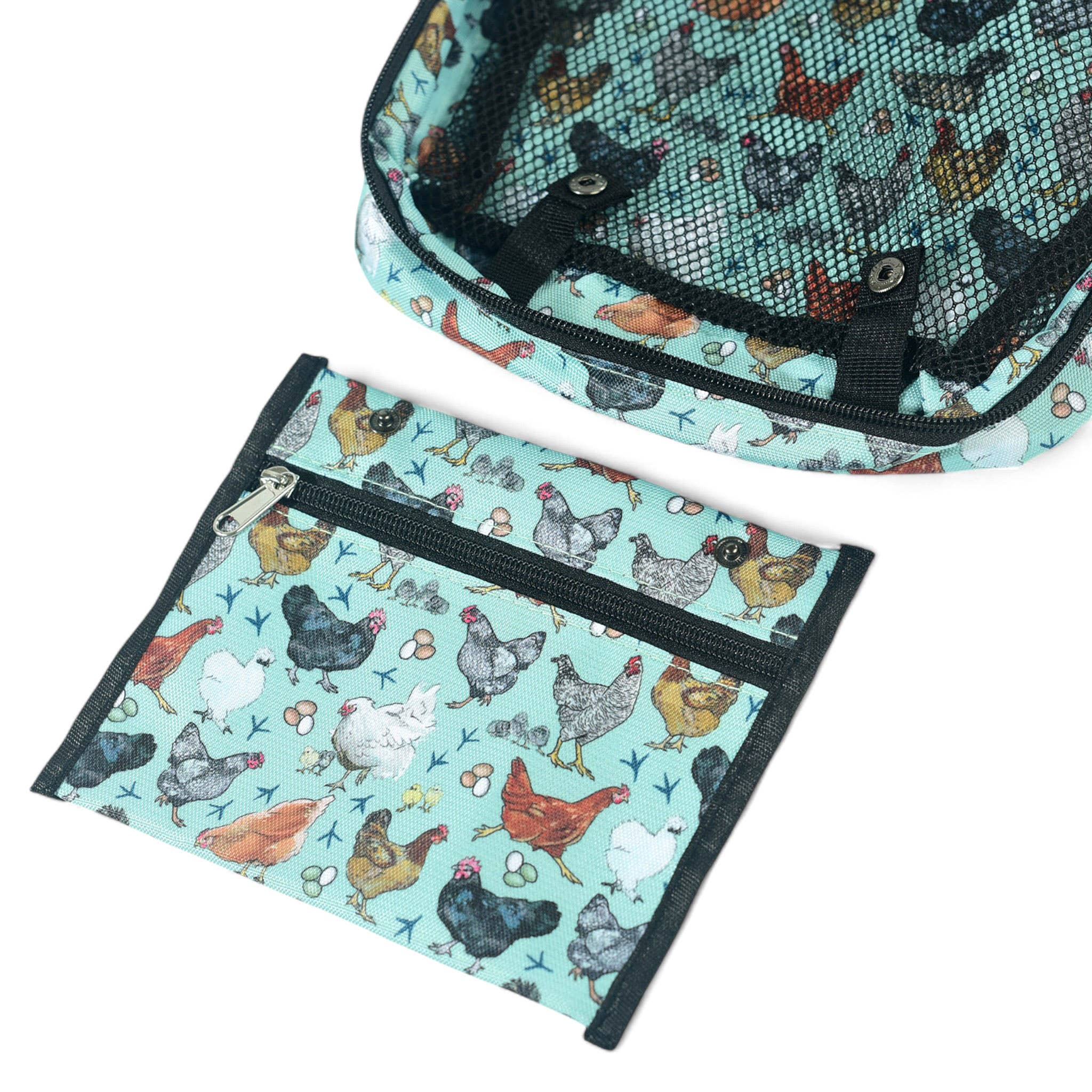 Sipsey Wilder - Wholesale Toiletry Bag - Women's - Hen Party (Chickens) Travel Organizer Case 3